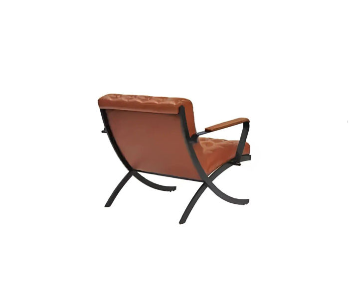 Sessel Arbeitszimmer Holz Luxus Polstersitz Modern Braun JV Möbel