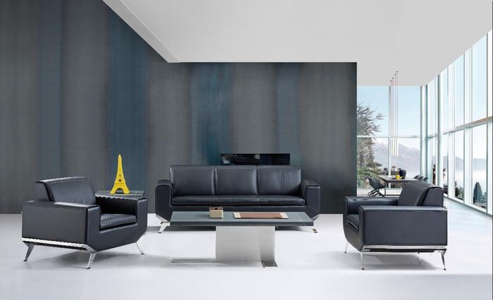 Sofa Design 3Sitzer Sofa Garnitur Couch Ledersofa Couch Polster Büroeinrichtung