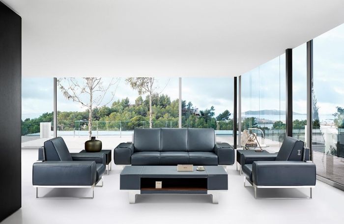 Ledersofa Couch Wohnlandschaft 3 Sitzer Design Modern Sofa Sofas Couche 3er Neu
