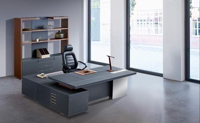 Luxus Möbel Büro Set Eckschreibtisch Aktenschrank Schränke Schrank Einrichtung