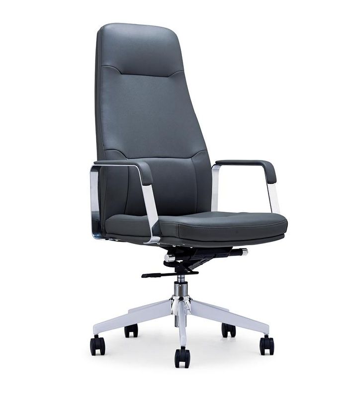 Leder-Sessel in Schwarz modern eleganter Stil