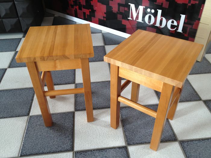 Hocker Sitzmöbel HOLZ Massivholz Echtholz Hocker Holzhocker Holzstuhl NEU!!!