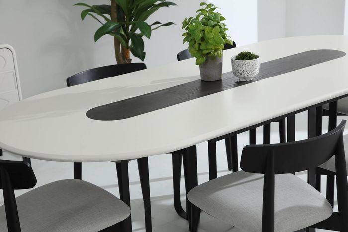 *Esstisch Tisch Esszimmer Essecke Esszimmertisch Holz Modern Weiß Oval