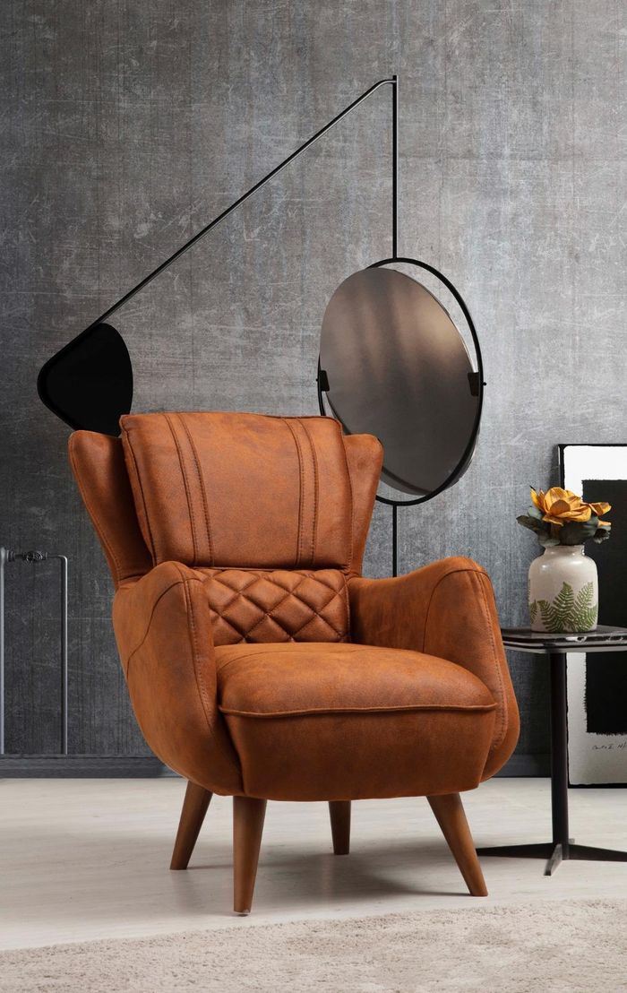 Sessel Design Couch Luxus Wohnzimmer Polster Sitzer Modern Neu Möbel