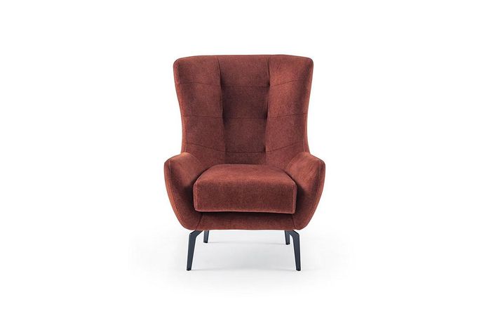 Chesterfield Design Modern Luxus 1-Sitzer Stoffsofa Wohnzimmer Lounge