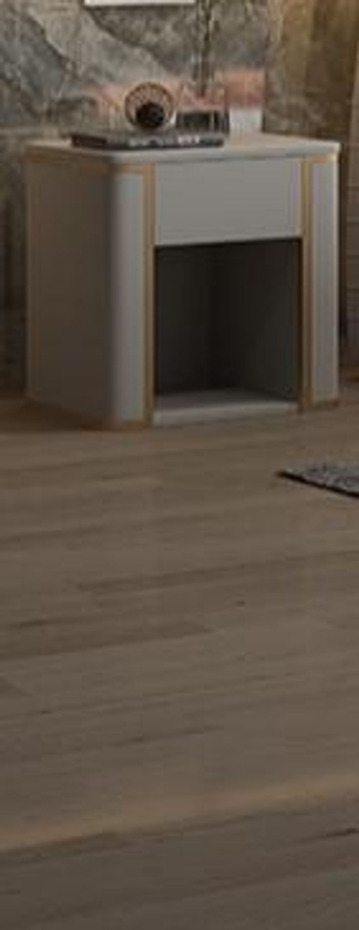 Nachttische Tische Konsole Weiß Tisch Kommode Nachttisch MDF