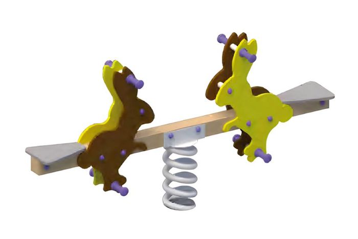 Doppel Schaukelwippe Wippgerät Wippe Schwingwippe Kinderwippe Spielplatz Wippen