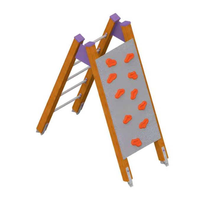 Hängebrücke Spielplatz Aktivplatz Balancierbrücke Kletterbrücke Schwebebalken