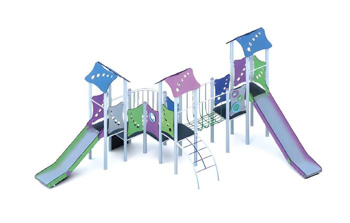 Bewegungsfläche Spielplatz Rutschbahn Klettergerüst Erlebnisplatz Aktivplatz