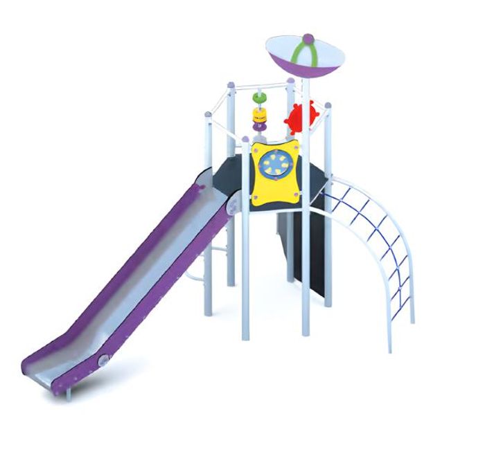 Spielplatz Rutschbahn Klettergerüst Spielstätte Bewegungsfläche Erlebnisplatz
