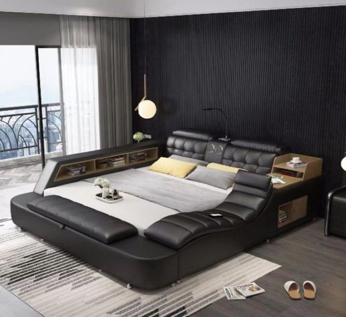 Doppelbett Polsterbett Schlafzimmer 180x200cm Multifunktion Bett Betten Ehebett