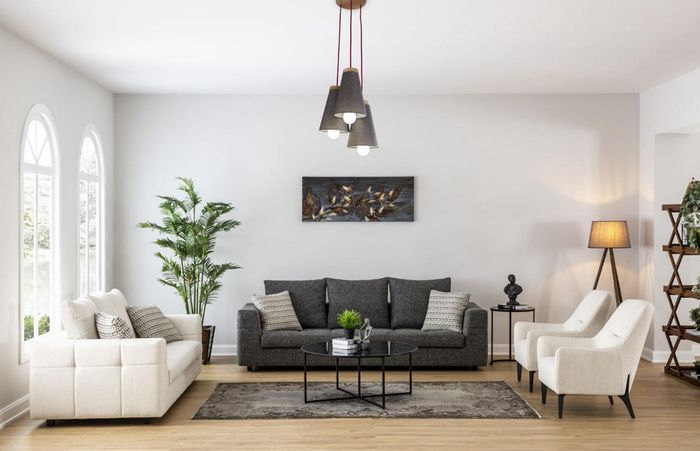 Luxus Sofagarnitur Modern Set 3+2+1+1 Sitzer Sofa Couch Garnitur Design Couchen