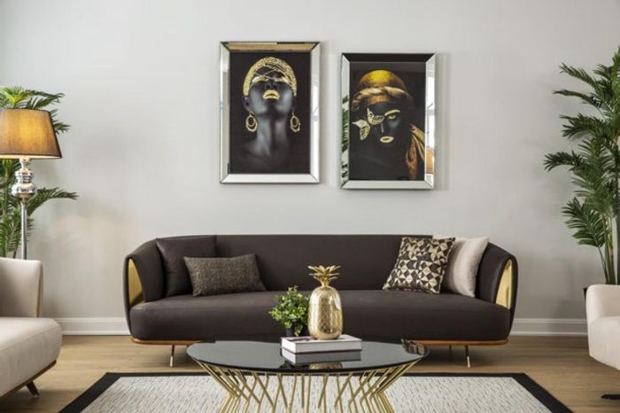 Viersitzer Couch xxl Möbel Wohnzimmer Couchen Sofa Polster Big Sofas