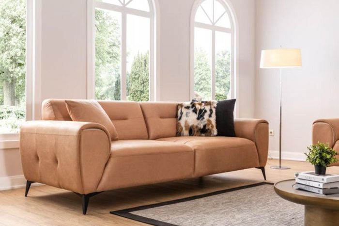 Luxus Sofa 3 Sitz Wohnzimmer Modernes Design Sofas Polster Couchen Neu