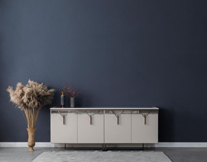 Sideboard Anrichte Holzschrank Kommode Schrank Holz Weiß Moderne