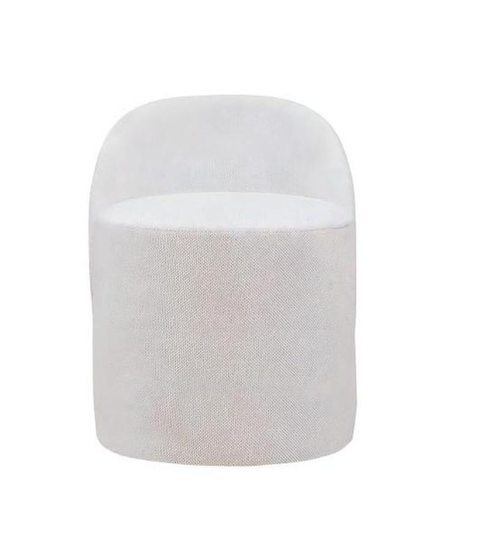 Hocker Fußhocker Sitzbank Sitzhocker Weiß Ottomane Schlafzimmer