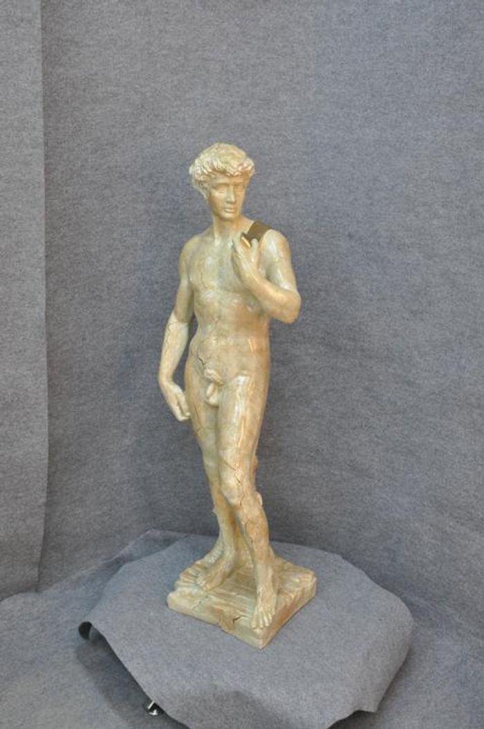 David Skulpturen Skulptur Statue Gartenfigur Figur Dekofigur Mann Garten 0013