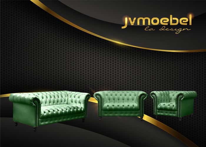 Modernes Designer Set 31 Sitzer Chesterfield Sofas Wohnzimmer Set Luxus Möbel