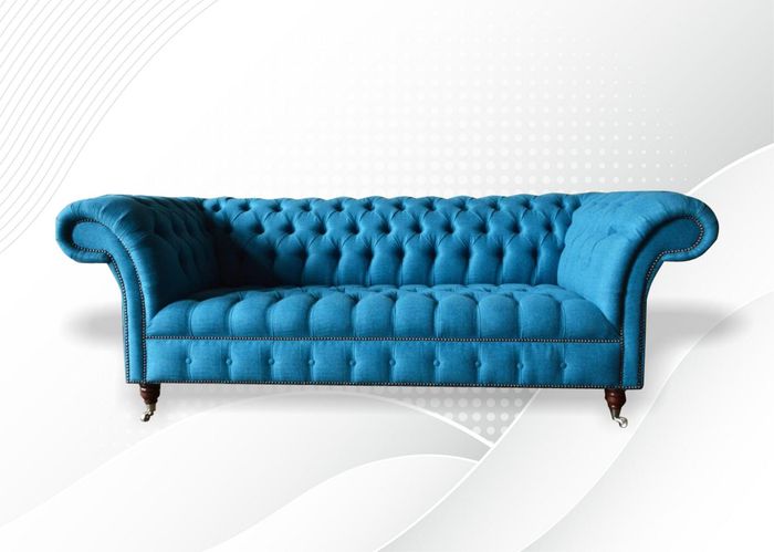 Design Couch Polster Sofas Stoff Modern Sofagarnitur 3 Sitzer Dreisitzer Couchen