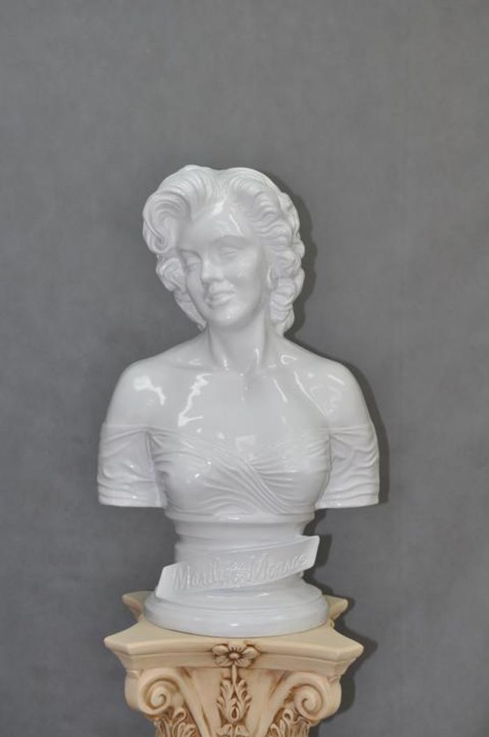 Design Büste Marylin Monroe Figur Statue Skulptur Figuren Dekoration Skulpturen