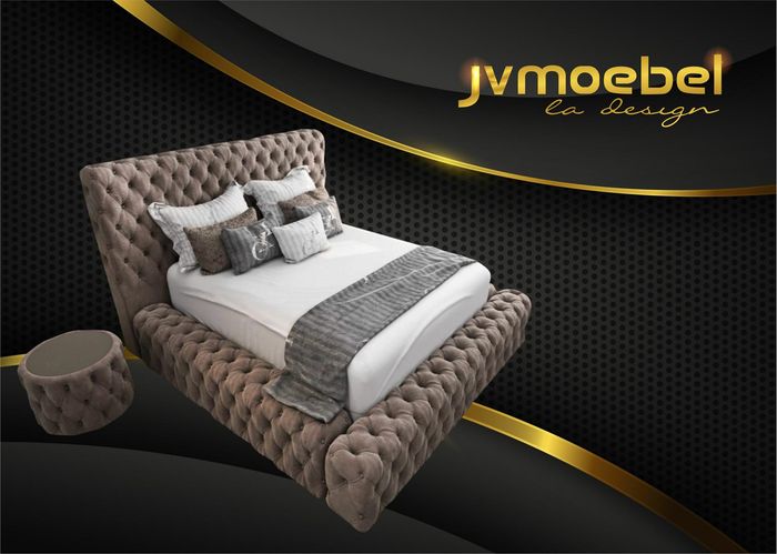 Bett Textil Schlafzimmer Möbel Luxury Moderne Betten Chesterfield Boxspring Neu