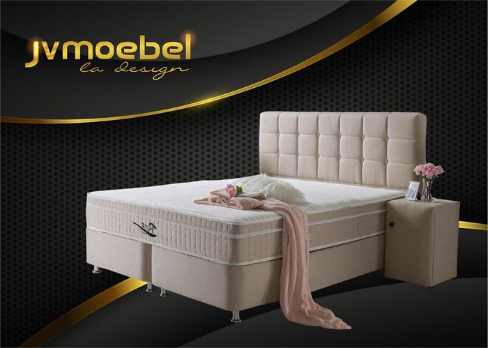 Edel Boxspring Bett 3tlg Set Nachttisch Betten Möbel Luxus Schlafzimmer Matratze