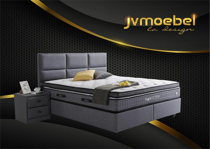 Bettgestell Stoff Möbel Luxury Modern Betten Bett Textil Schlafzimmer Design Neu