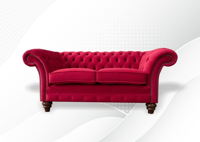 Sofa 2 Sitzer Couch Design Polster Modern Textil Stoff Bettfunktion Couchen Neu