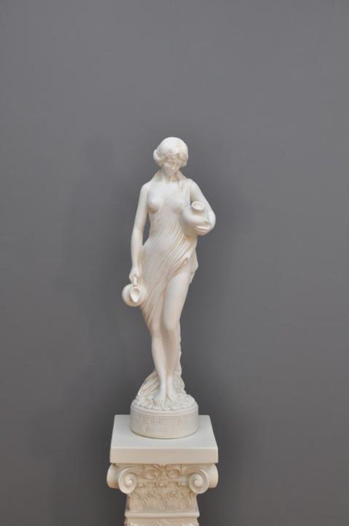 Antike Figur Stil Skulptur Figuren Statue Statuen Dekoration Deko Wohnzimmer P03