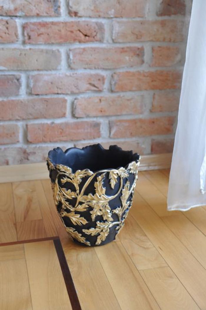 Designer Hand bemalt Topf Blumentopf Vase Übertopf Vase Blumentöpfe Vasen Neu