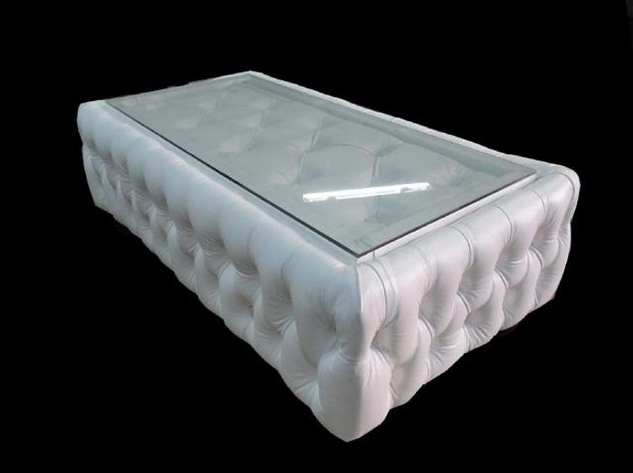 Couchtisch Tisch Tische Glastisch Chesterfield Möglich: Leder Textil Samt Stoff