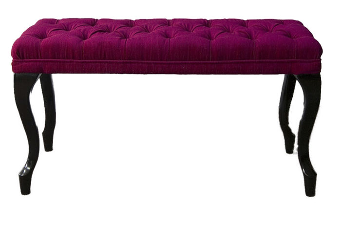 Hocker Chesterfield Beistellhocker Ottomane Couch Leder Stoff TORBAY III Neu