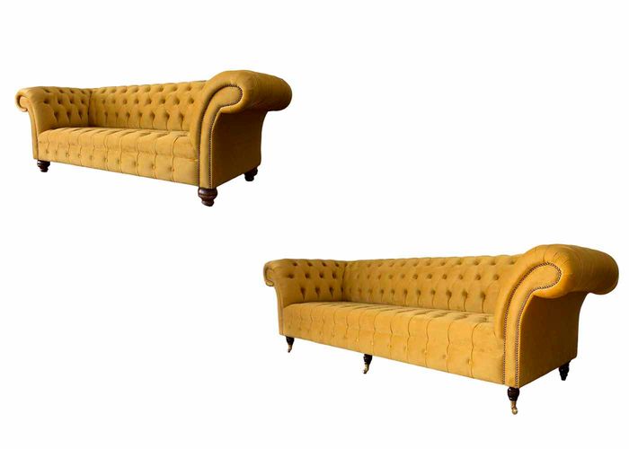 Sofagarnitur 3+2 Sitzer Set Design Sofas Polster Couchen Chesterfield