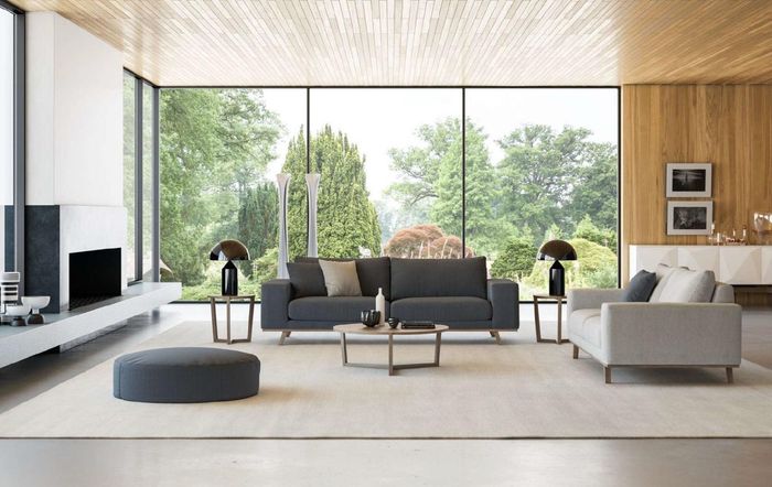 Exklusive Sofagarnitur 3+3 Sitzer Luxus Dreisitzer Wohnzimmer Couch 2tlg