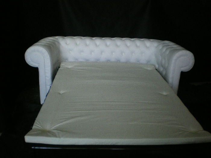Chesterfield Couch Sofa Garnitur 3 Sitzer Polster Leder Sofas Neu ARRAU Neu