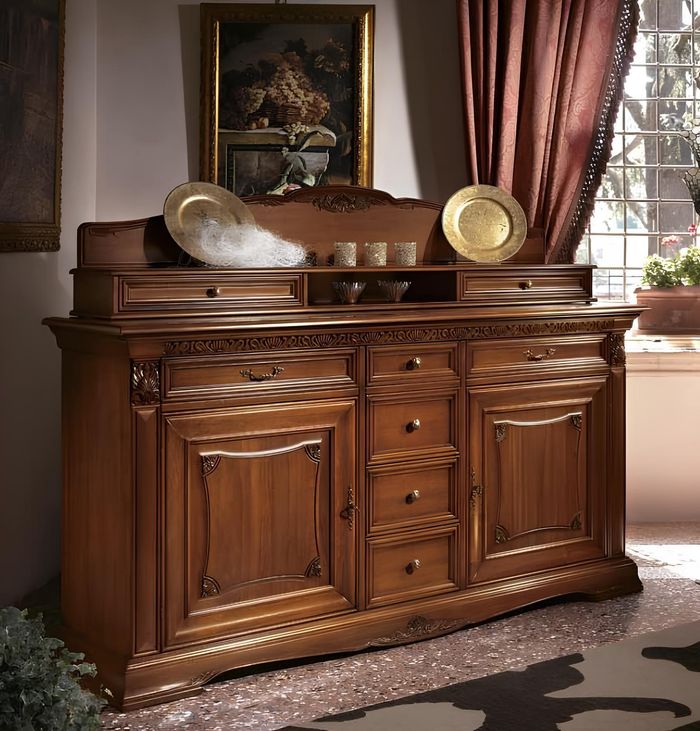 xxl Buffet Kommode Kommoden Schrank Barock Rokoko Anrichte Konsole Regal Holz
