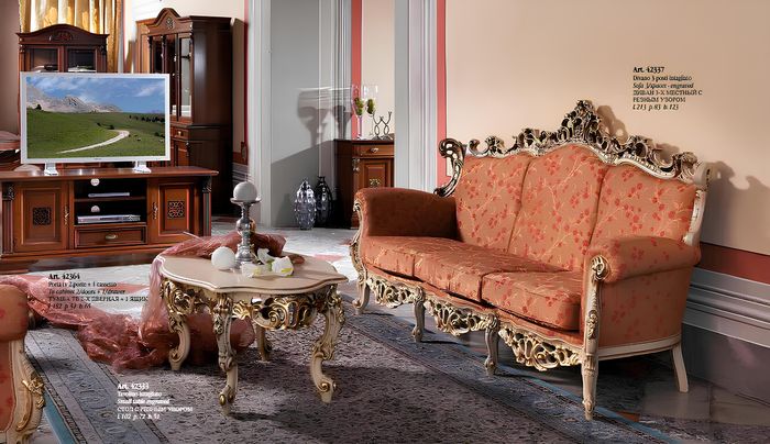 Designer 321 Sitzer Sofagarnitur Couch Set Sitz Polster Italienische Möbel Sofa