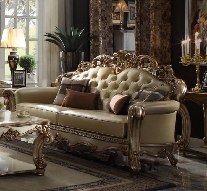 Sofa 3 Sitzer Luxus Sofa Barocksofa Chesterfield Königliches Klassisch