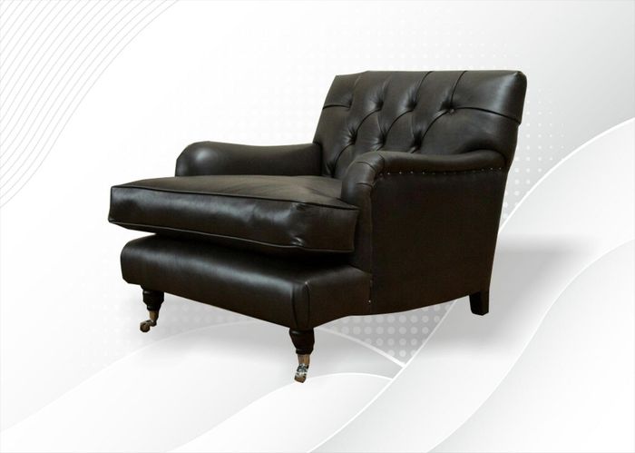 Chesterfield Sessel Leder Braune Wohnzimmer Luxus Modern Kreative Möbel xxl