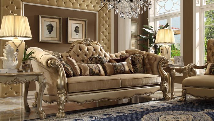 Klassischer 3 Sitzer Couch Sofa Couch Polster Sofas Couchen Barock Chesterfield