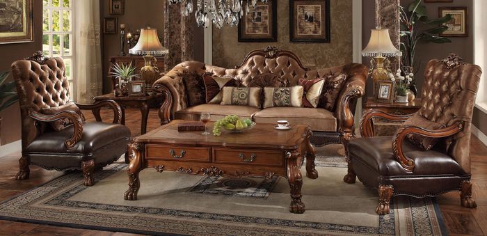 Chesterfield Sofa 2Sitzer Luxus Polster Sofas Design Textil Zweisitzer Holz neu
