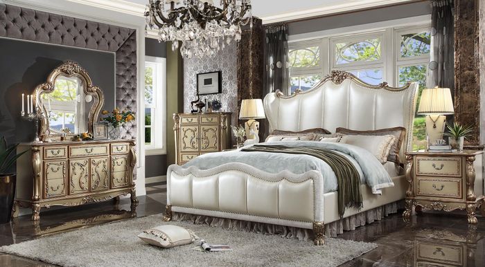 Doppelbett Bett Ehebett Design Luxus Betten Barock Rokoko Antik Stil neu 184x214