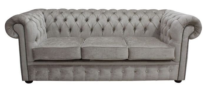 Chesterfield Design Luxus Polster Sofa Couch Sitz Garnitur Leder Neu Sofas #206