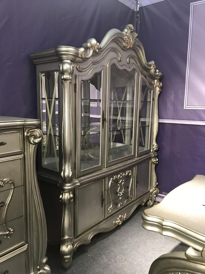 Vitrinen Glas Bar Schrank Haus Barock Schränke Wand Regal Holz Vitrine Möbel neu