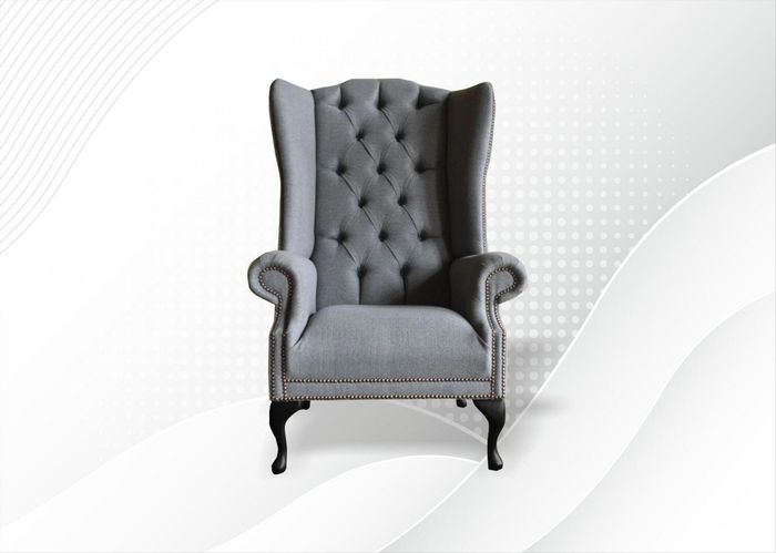 Sessel Lounge Design Fernseh Sofa Ohrensessel Polster Sitz Möbel Chesterfield