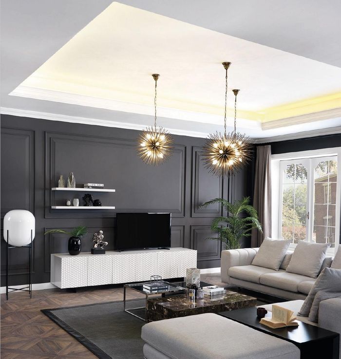 Ecksofa L Form Sofa TV Ständer Design Couchen Polster Textil 2tlg.