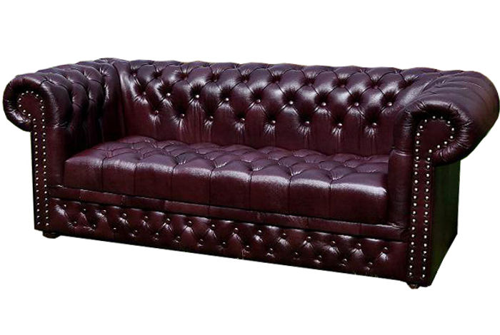 Chesterfield 3 Sitzer mit Bettfunktion Sofa Couch Polster Garnitur Couchen Neu!