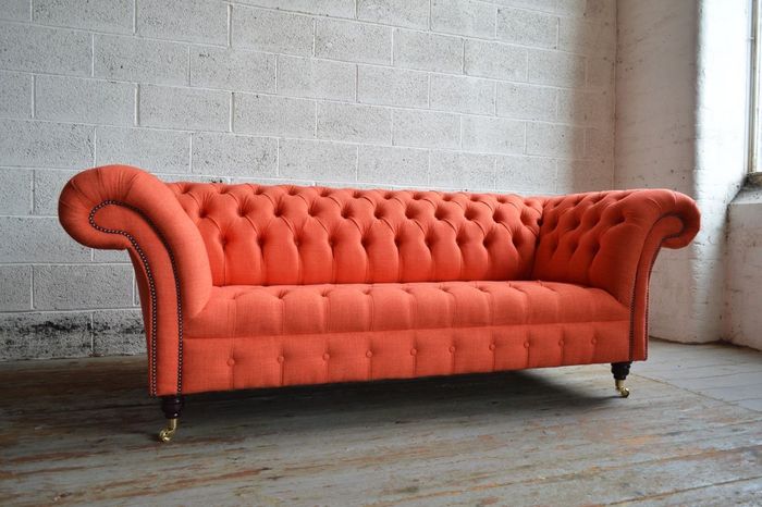 Chesterfield 3 Sitzer XXL Polster Sitz Couch Sofa Garnitur Big Couchen 2016-50 !
