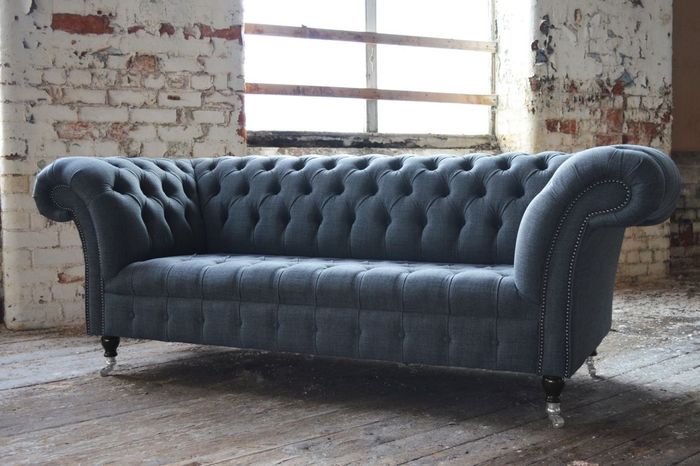 Chesterfield Sofa 3 SITZER Polster Designer Couchen Sofas Garnitur Neu 2016-059