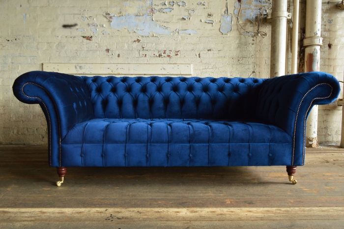 Chesterfield Sofa 3 SITZER Polster Designer Couchen Sofas Garnitur 2016-063 Neu!